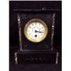 Image 1 : FRENCH MOVEMENT MANTLE CLOCK (WORKING) SLATE & ENGLISH MARBLE FUSEE