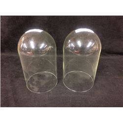 GLASS DOME CLOCK COVERS (8" X 4.5")