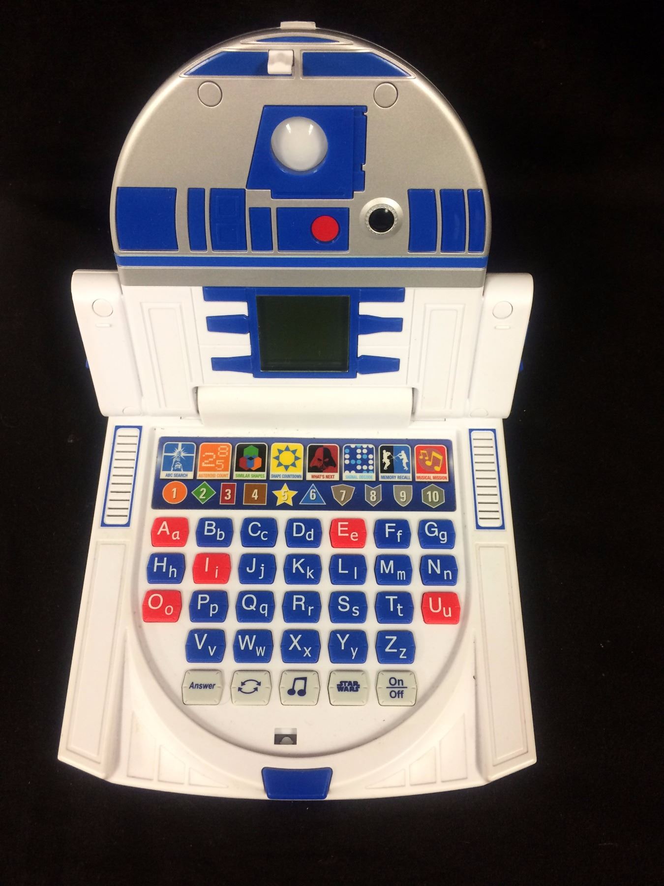 STAR WARS R2D2 ELECTRONIC LEARNING HANDHELD Video Game Laptop Learning