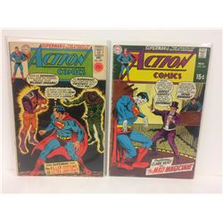 ACTION COMICS (#383, 382) DC