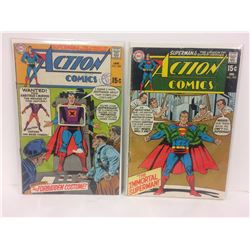 ACTION COMICS (#384, 385) DC