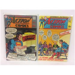 ACTION COMICS (#380, 386) DC