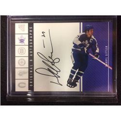 ORIGINAL 6 AUTOGRAPHS DARRYL SITTLER HOCKEY CARD