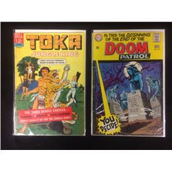 TOKA JUNGLE KING & DOOM PATROL COMIC BOOK LOT