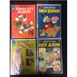 VINTAGE WALT DISNEY COMIC BOOK LOT (DONALD DUCK, UNCLE SCROOGE & MORE...)