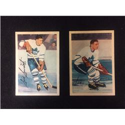 1953-54 Parkhurst (#2 SMITH, #6 BOIVIN)