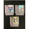 Image 1 : NINTENDO VIDEO GAME LOT (CAPTAIN SKYHAWK, FOOTBLL, FIGHTING GOLF)