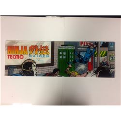 ARCADE GAME GLASS (NINJA GAIDEN)
