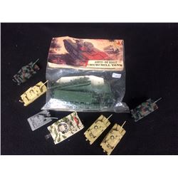 AIRFIX -00 SCALE CHURCHHILL TANK & MINI TANKS LOT