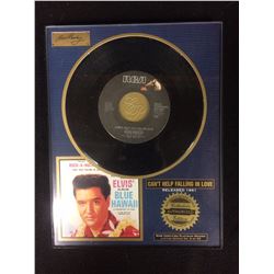 AUTHORIZED ELVIS PRESLEY ALBUM "BLUE HAWAII" SOUVENIR DISPLAY (COLLECTORS EDITION)