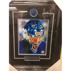 CURTIS JOSEPH SIGNED 14" X 18" FRAMED & MATTED PHOTO W/ COA