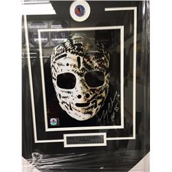 GERRY CHEEVERS SIGNED 14" X 18" FRAMED & MATTED PHOTO W/ COA