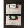 Image 1 : SUPER NINTENDO VIDEO GAME LOT (NHL 95 & THE PAGEMASTER)