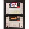 Image 1 : SUPER NINTENDO VIDEO GAME LOT (NHLPA HOCKEY & PAC-MAN 2)