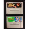 Image 1 : SUPER FAMICOM STREET FIGHTER II & PRIME GOAL II VIDEO GAME LOT (JAPAN)