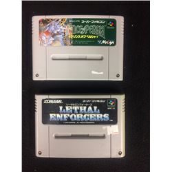 Prince of Persia & LETHAL ENFORCERS Nintendo Super Famicom SNES Japan Import