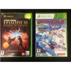 XBOX & XBOX 360 VIDEO GAME LOT (STAR WARS EPISODE 3, OTOMEDIUS)