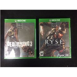 XBOX ONE VIDEO GAME LOT (DEADRISING 3, RYSE)