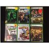 Image 1 : XBOX 360 VIDEO GAME LOT (SPLINTER CELL, FARCRY, GOLDEN AXE & MORE...)