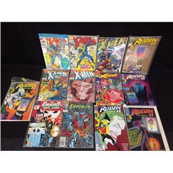 MIXED COMIC BOOK LOT (X-MEN, ROBIN, PUNISHER, X-FORCE)