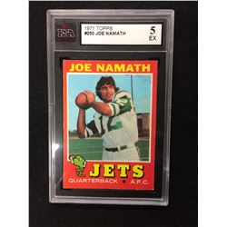 1971 TOPPS #250 JOE NAMATH (5 EX) KSA