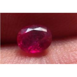 Natural Kashmir Red Ruby 0.90 carats