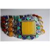 Image 1 : Tibet Hand Made Amber, Coral, Lapis Lazuli Bracelet