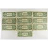 Image 2 : 10 ASSORTED 1957 $1 SILVER CERTIFICATES