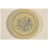 Image 1 : VINTAGE POKER TOKEN BEIGE / WHITE WITH ENGRAVED