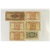Image 2 : 6 PIECES OF VINTAGE ITALIAN CURRENCY 5 LIRE,