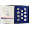 Image 1 : AMERICA'S 1ST MEDALS SET OF 11 PEWTER ROUNDS