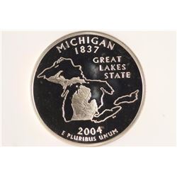 2004-S SILVER MICHIGAN QUARTER NGC PF70 ULTRA CAM