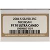 Image 3 : 2004-S SILVER MICHIGAN QUARTER NGC PF70 ULTRA CAM