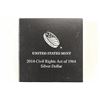 Image 3 : 2014-P CIVIL RIGHTS ACT OF 1964 PROOF SILVER $