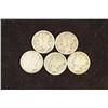 Image 1 : 5 ASSORTED 1920'S MERCURY DIMES