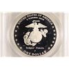 Image 2 : 2005-P MARINE CORPS SILVER DOLLAR PCGS PR69 DCAM