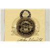 Image 2 : 2 TROY OZ. .999 FINE SILVER 24KT GOLD PLATED PF