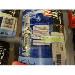 Lot of 3 Champion 2 Pack Spark Plug 3405