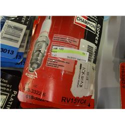 Lot of 3 Champion 2 Pack Spark Plug RV15YC4
