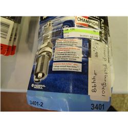Lot of 4 Champion 2 Pack Spark Plug 3401