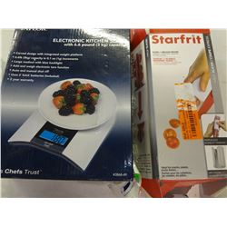 Kitchen Scale and Half Slicer