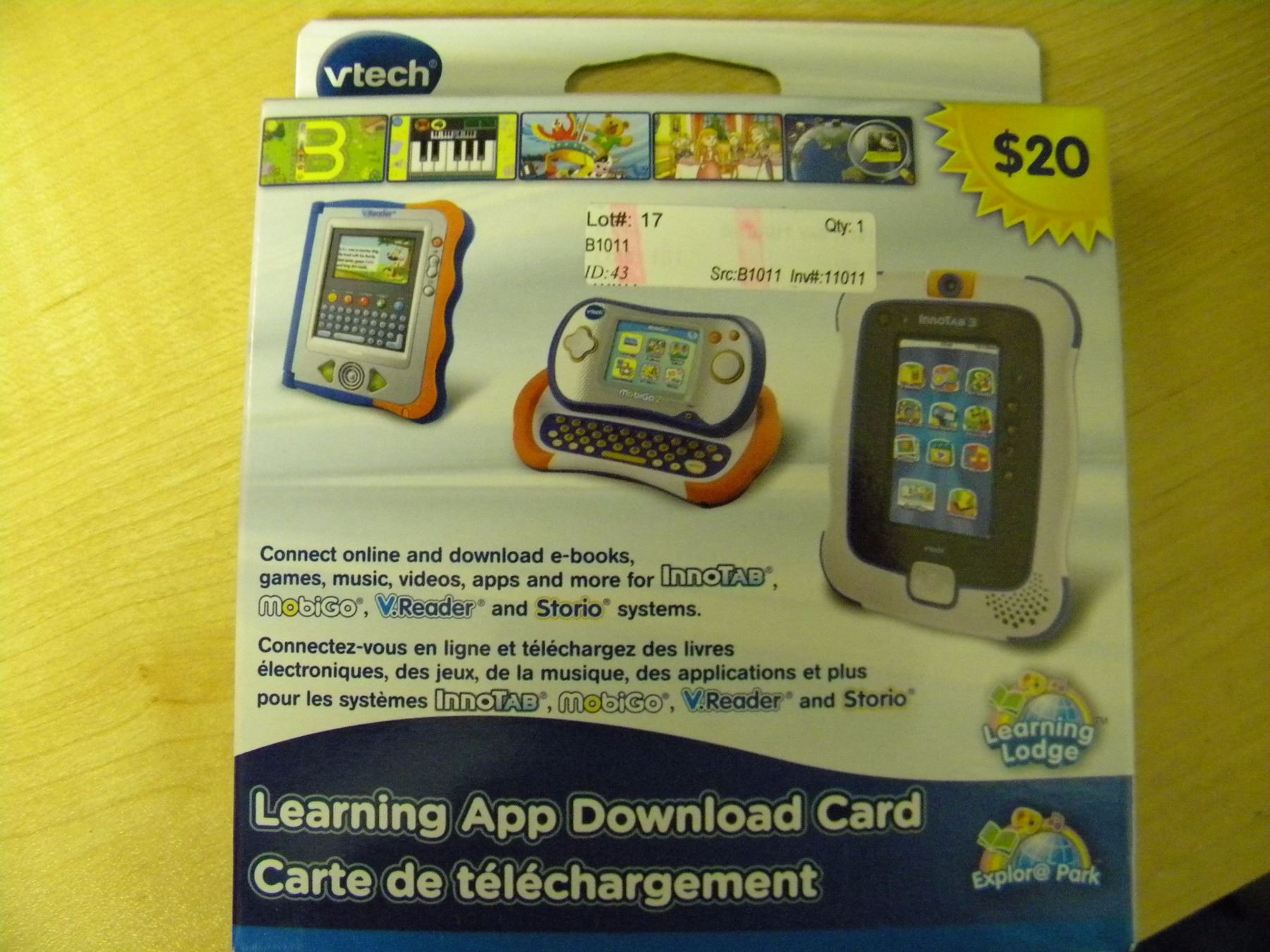 Vtech Learning App Download Card