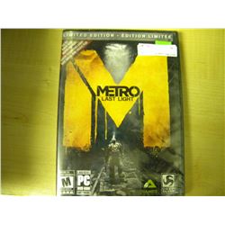 Metro Last Light PC DVD (NEW)