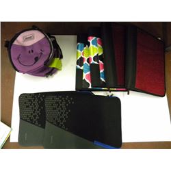 4 Binders 2 Cases, And 2 Lunchbags