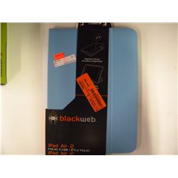 Black web Ipad Air Folio Case