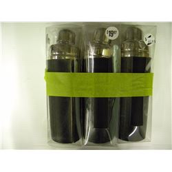 Lot of 3 Cocktail Shakers