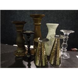 7 Piece Assorted Candle Holders