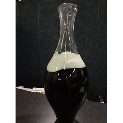 Black and White Tall Vase