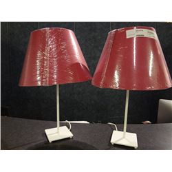 Pair of Pink Lamps