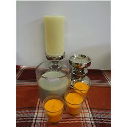 Lot of assorted candles